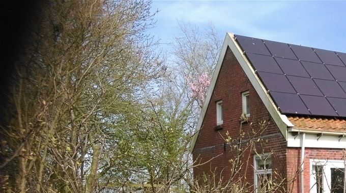Het molenaarshuisje in de Wynserpolder.